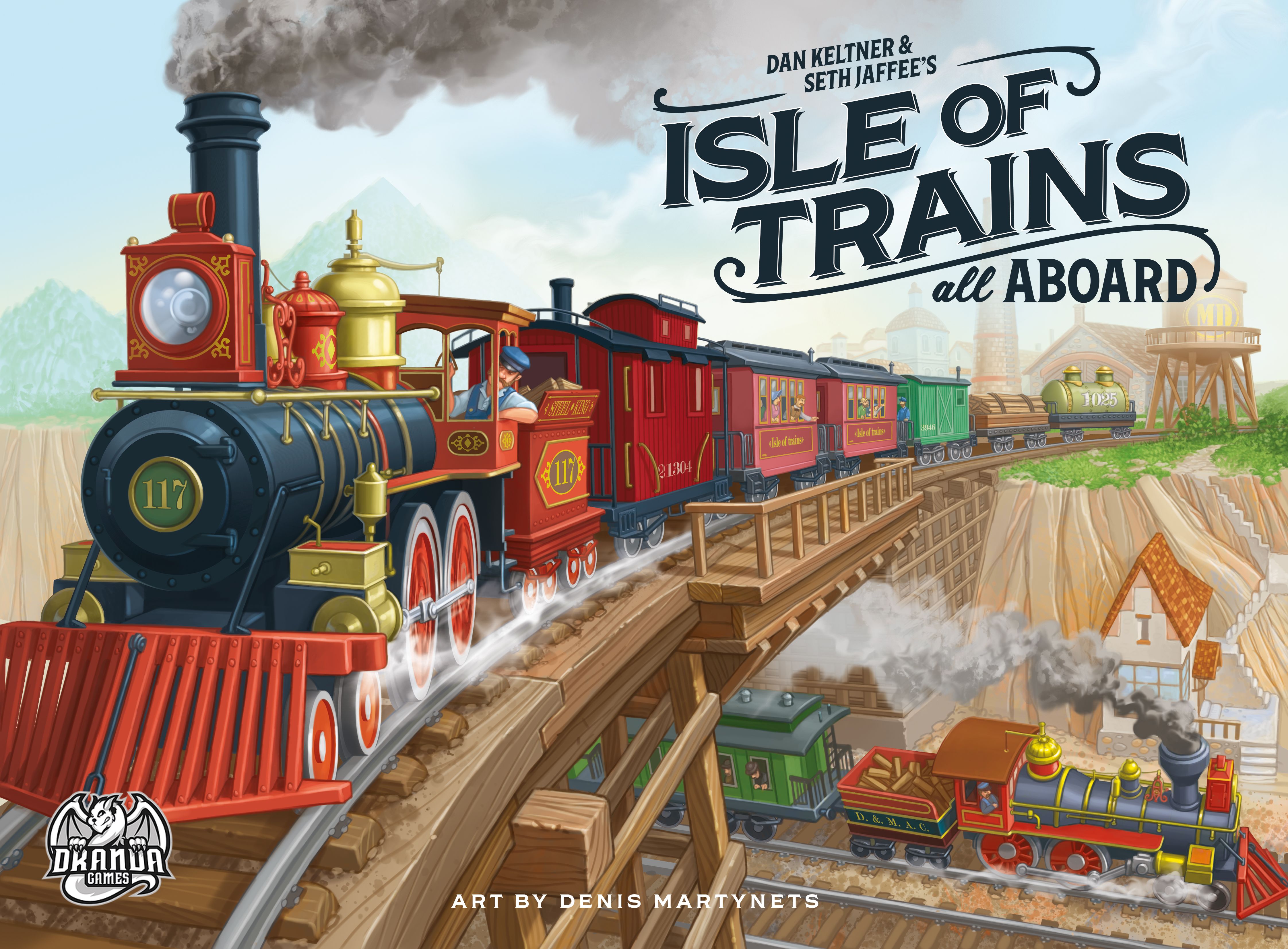 Isle of Trains: All Aboard Board Game - Base Game