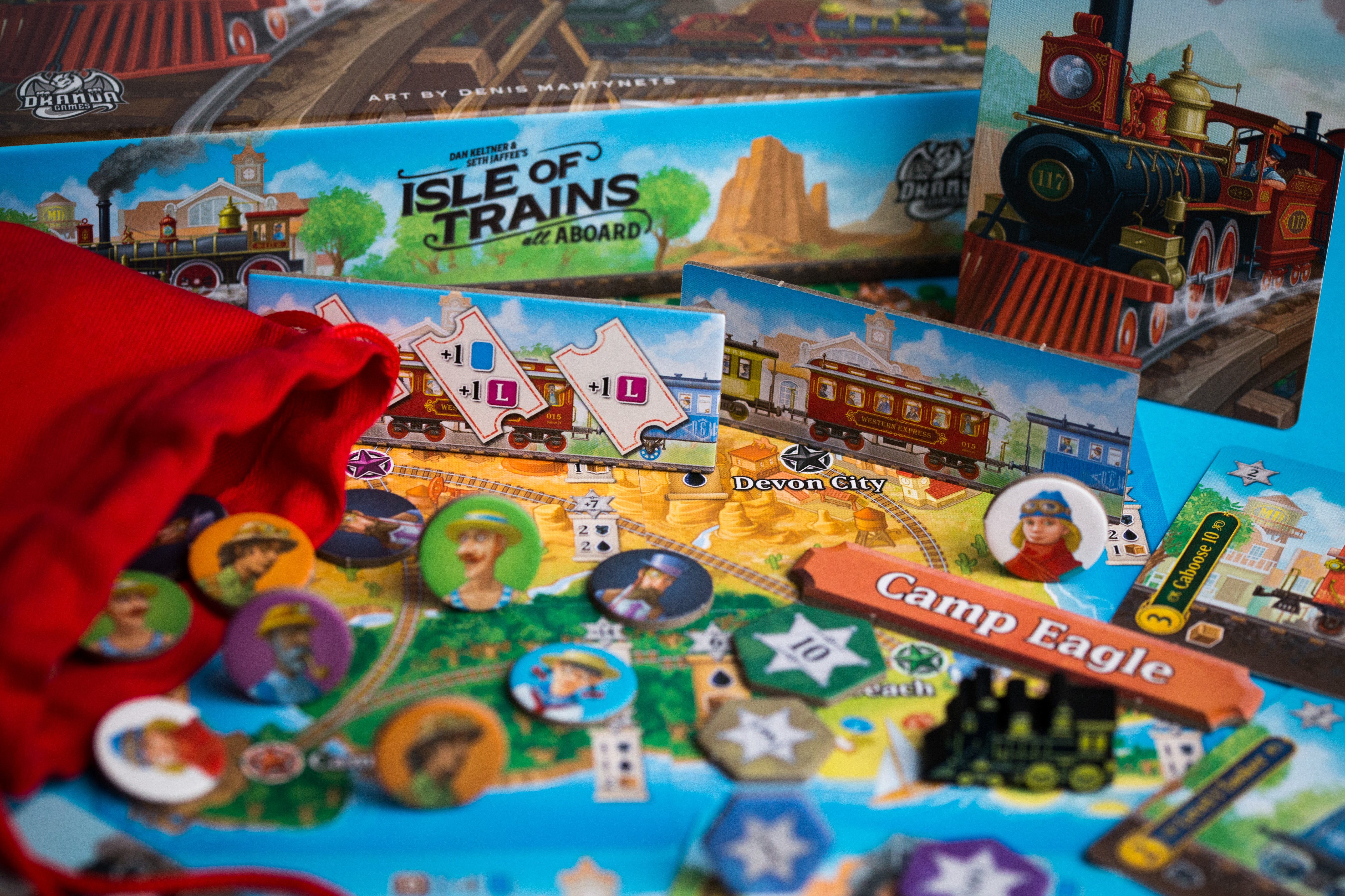 Isle of Trains: All Aboard Board Game - Base Game
