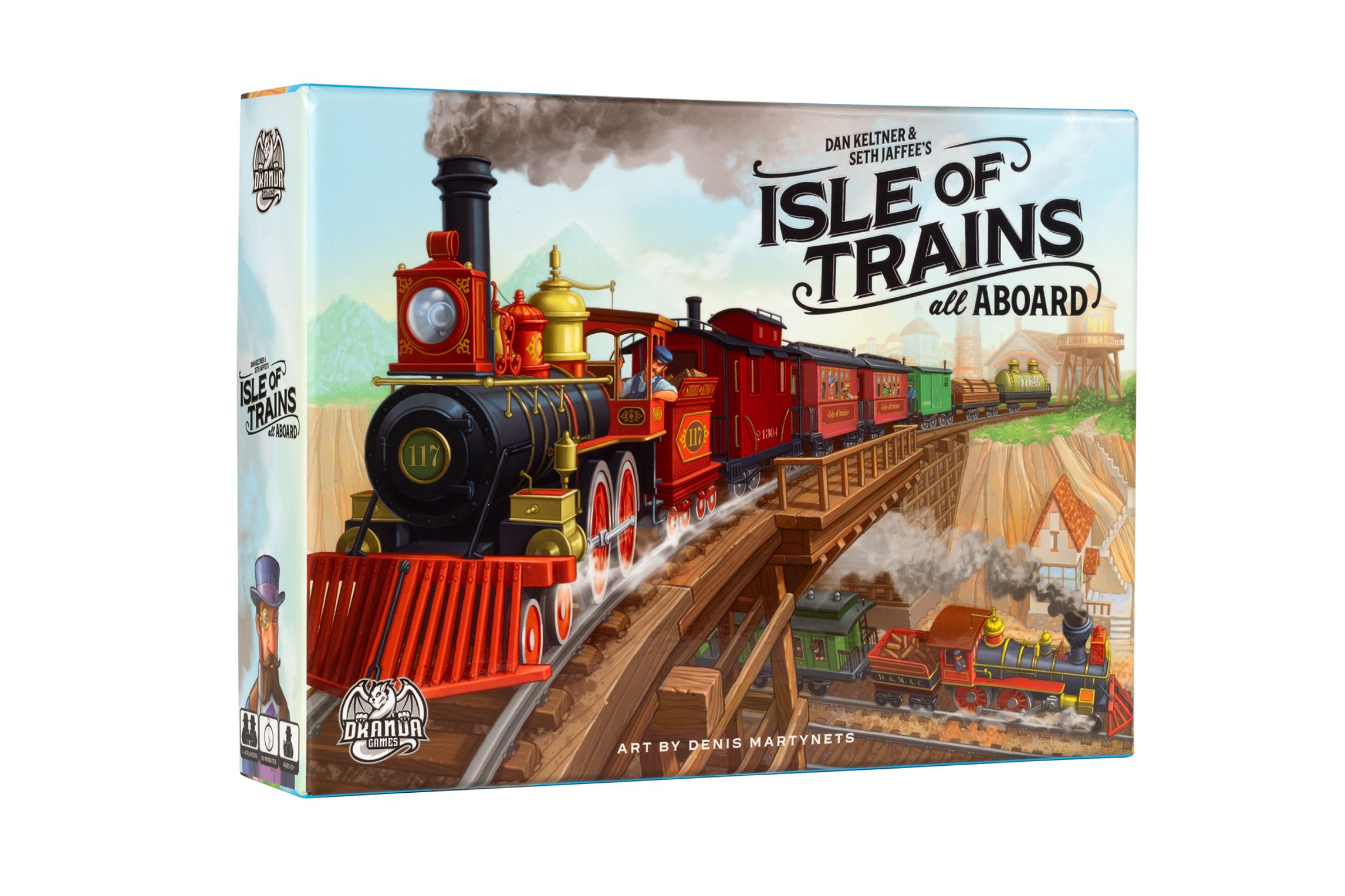 Isle of Trains: All Aboard Board Game - Base Game