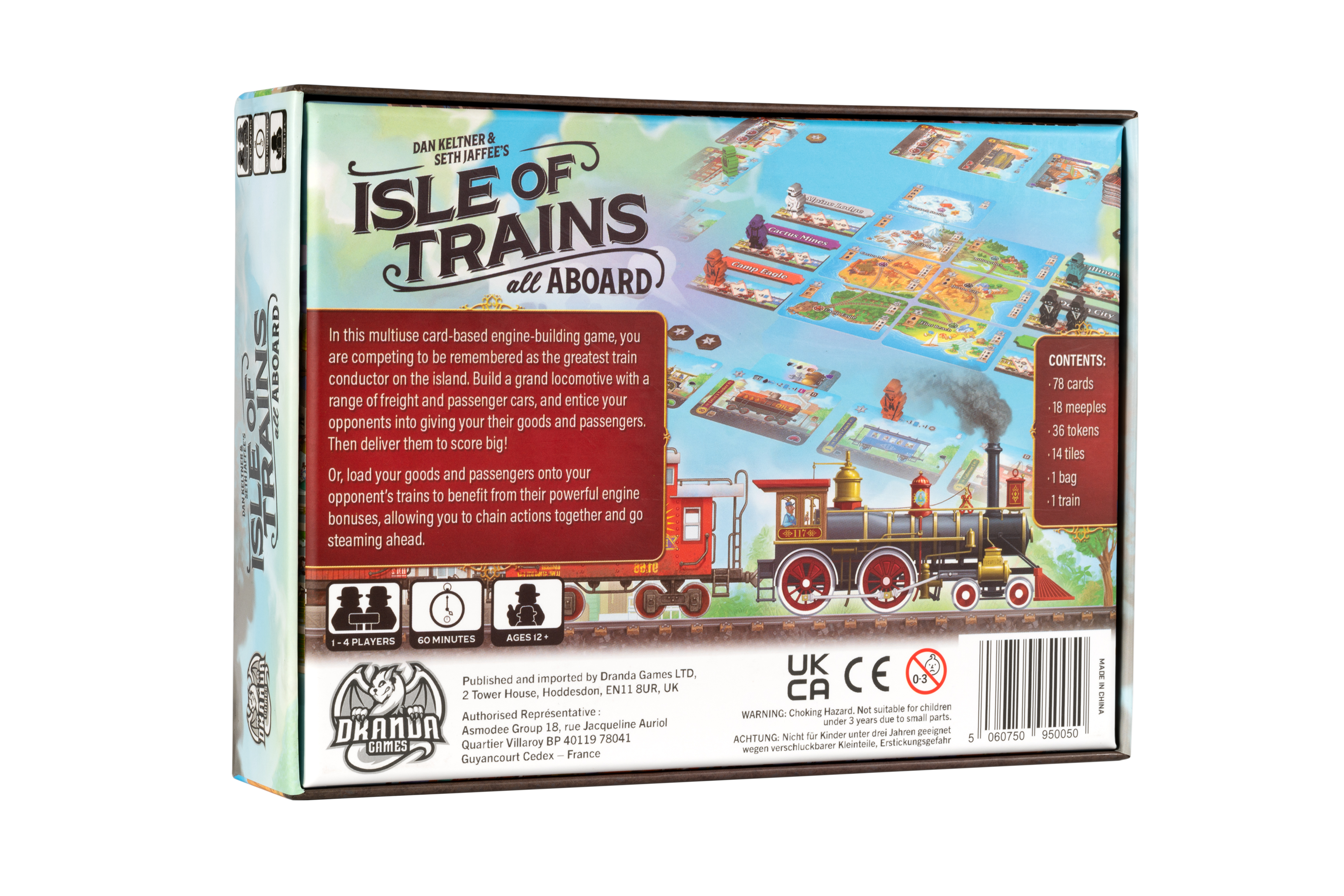 Isle of Trains: All Aboard Board Game - Base Game