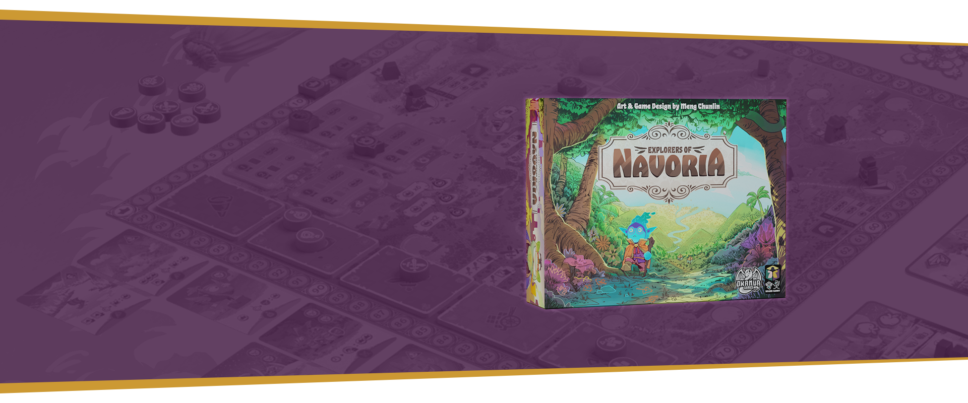 Explorers of Navoria board game box